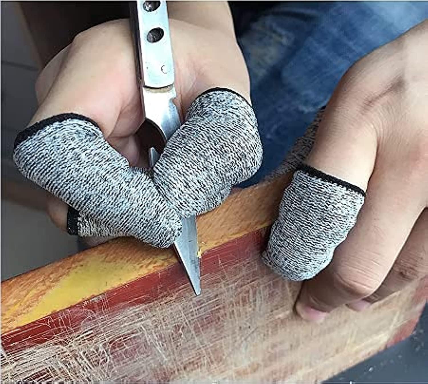 Cut Resistant Glove - 10pcs Breathable Cut Resistant Finger Cots