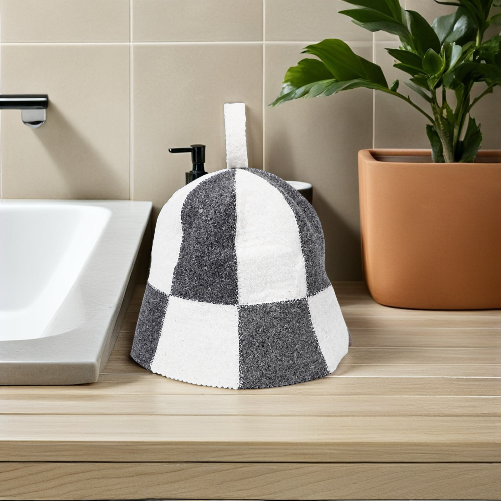 1Set Sauna Kit Felt Hat with M - Heat Resistant Glove のレビューと価格