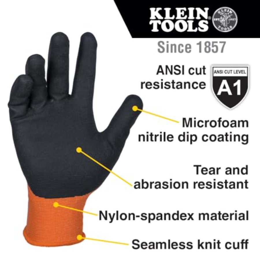 60581 Work Gloves, Knit Dipped - Cut Resistant Glove のレビューと価格