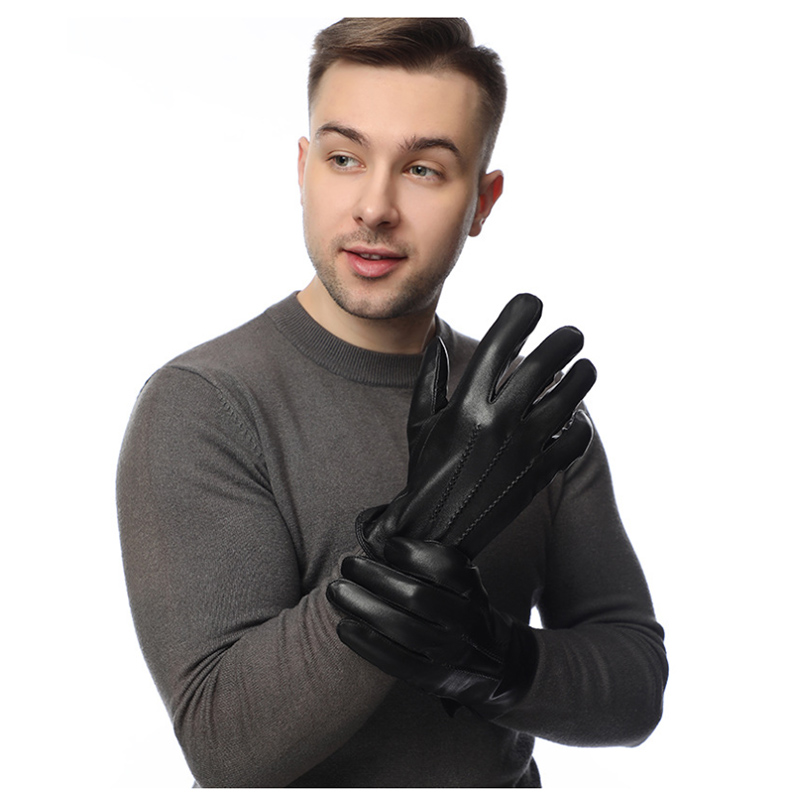Winter Genuine Sheepskin Leath - Wool Glove Lined のレビューと価格
