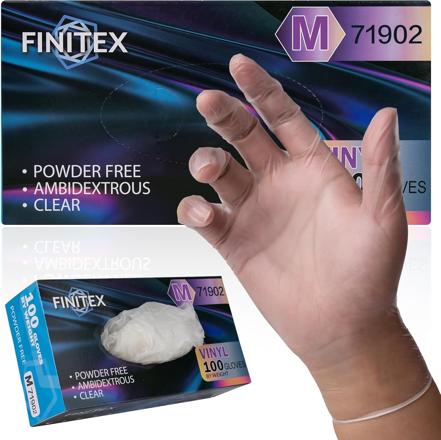 Clear Vinyl Gloves Disposable  - Exam Glove Nitrile のレビューと価格