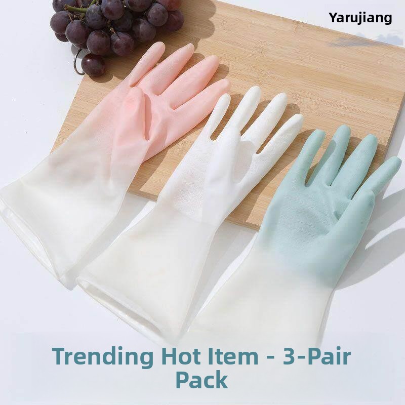 Women's Household Gloves Water - Dish Glove Rubber のレビューと価格