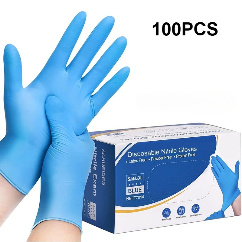 100PCS Blue Nitrile Disposable - Nitrile Mechanic Glove のレビューと価格