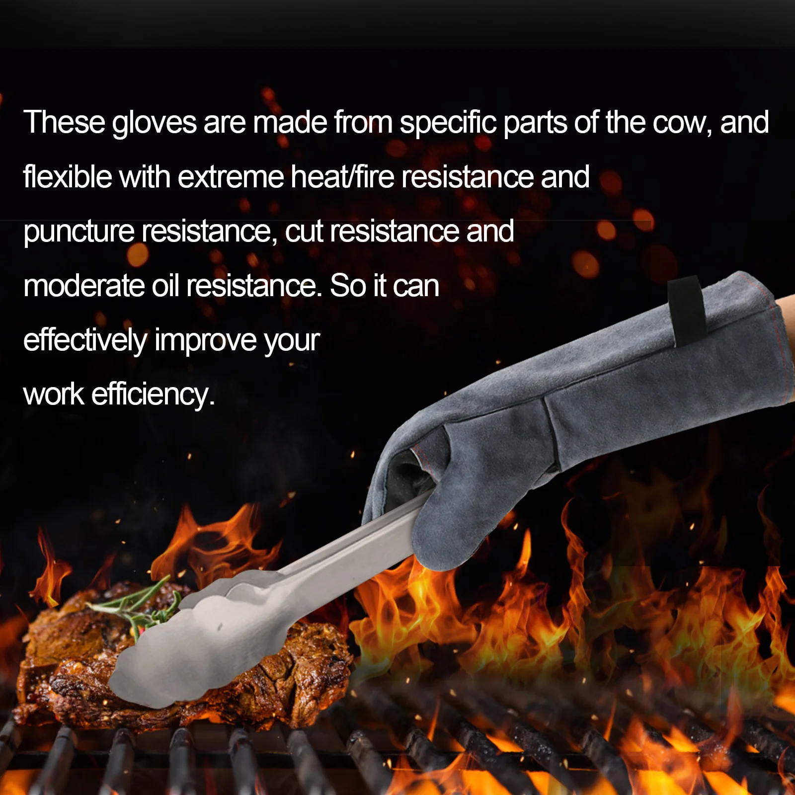 HZXVOGEN 16inch Welding Gloves - Heat Resistant Glove のレビューと価格