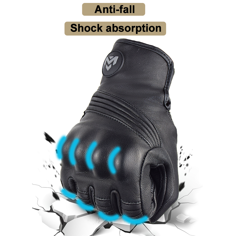 Men's Retro Perforated Leather - Cycling Glove Padded のレビューと価格