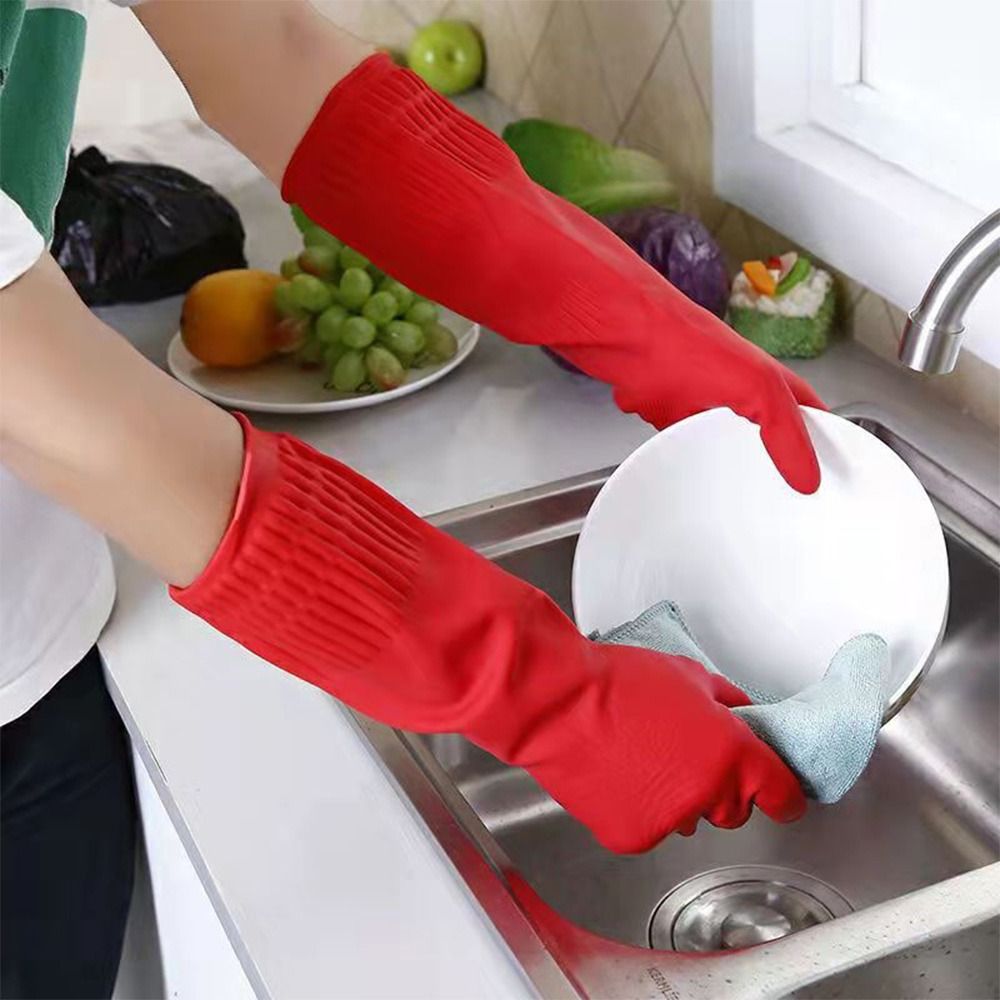 1 Pair Heavy Duty Rubber Glove - Dish Glove Rubber のレビューと価格