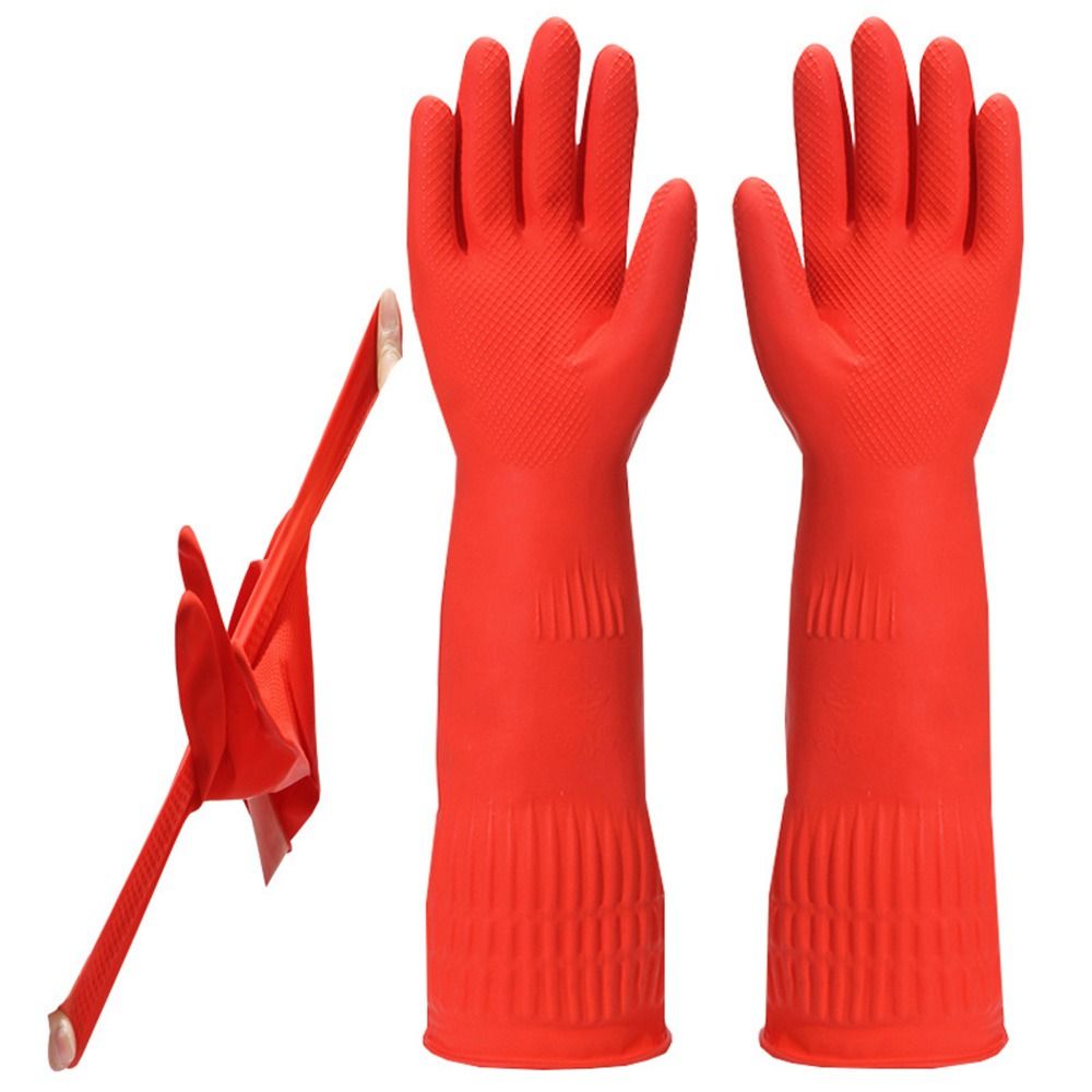 1 Pair Heavy Duty Rubber Glove - Dish Glove Rubber のレビューと価格