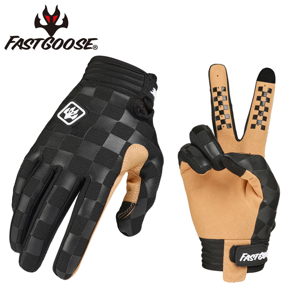 FASTGOOSE Retro Rider Motocros - Cycling Glove Padded のレビューと価格