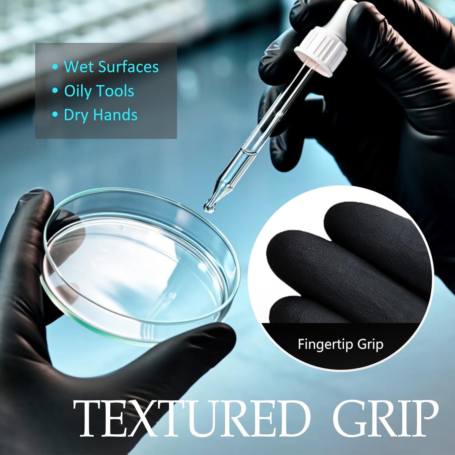 Black Disposable Nitrile Glove - Exam Glove Nitrile のレビューと価格