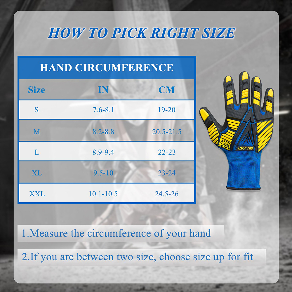 ANSI Level 2 Impact Resistant  - Work Glove Impact のレビューと価格