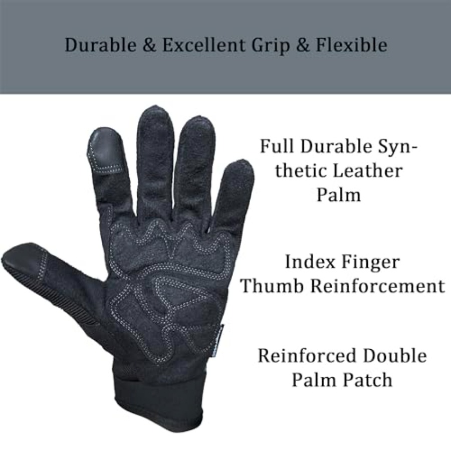 Touch Screen Leather Work Glov - Work Glove Impact のレビューと価格