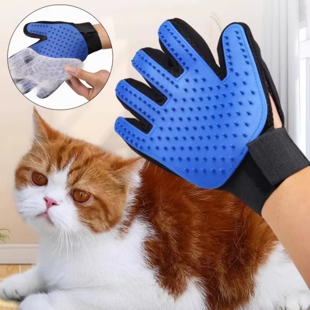 Pet Cat Dog Grooming Gloves Ca - Rubber Glove Cleaning のレビューと価格