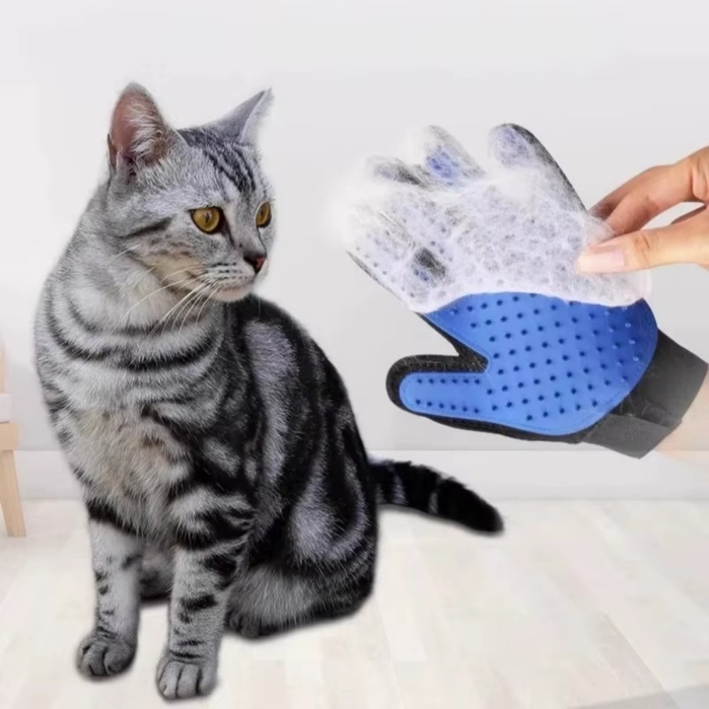 Pet Cat Dog Grooming Gloves Ca - Rubber Glove Cleaning のレビューと価格