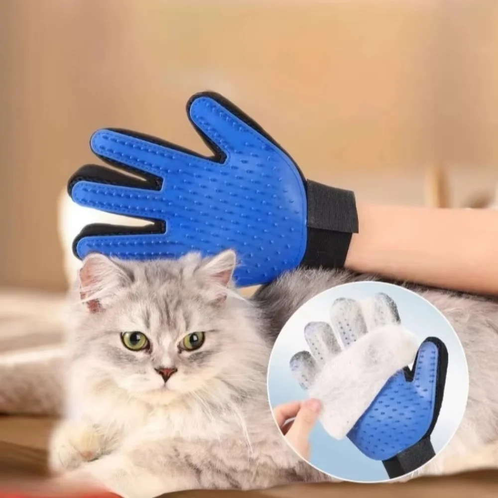 Pet Cat Dog Grooming Gloves Ca - Rubber Glove Cleaning のレビューと価格