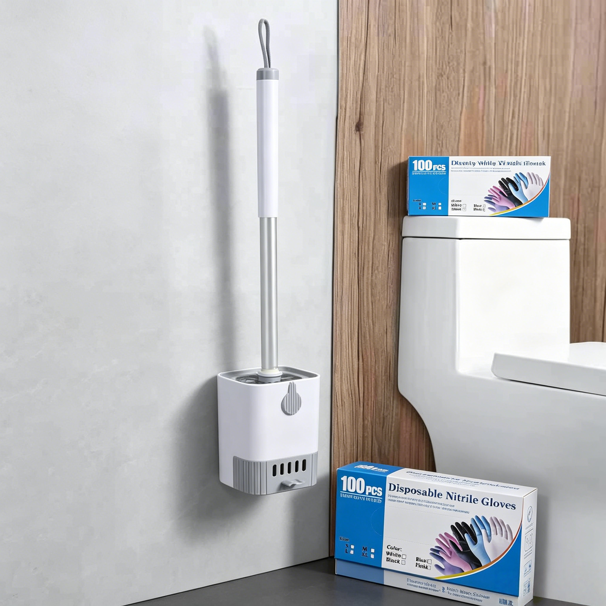 2-Piece Toilet Cleaning Set: P - Rubber Glove Cleaning のレビューと価格