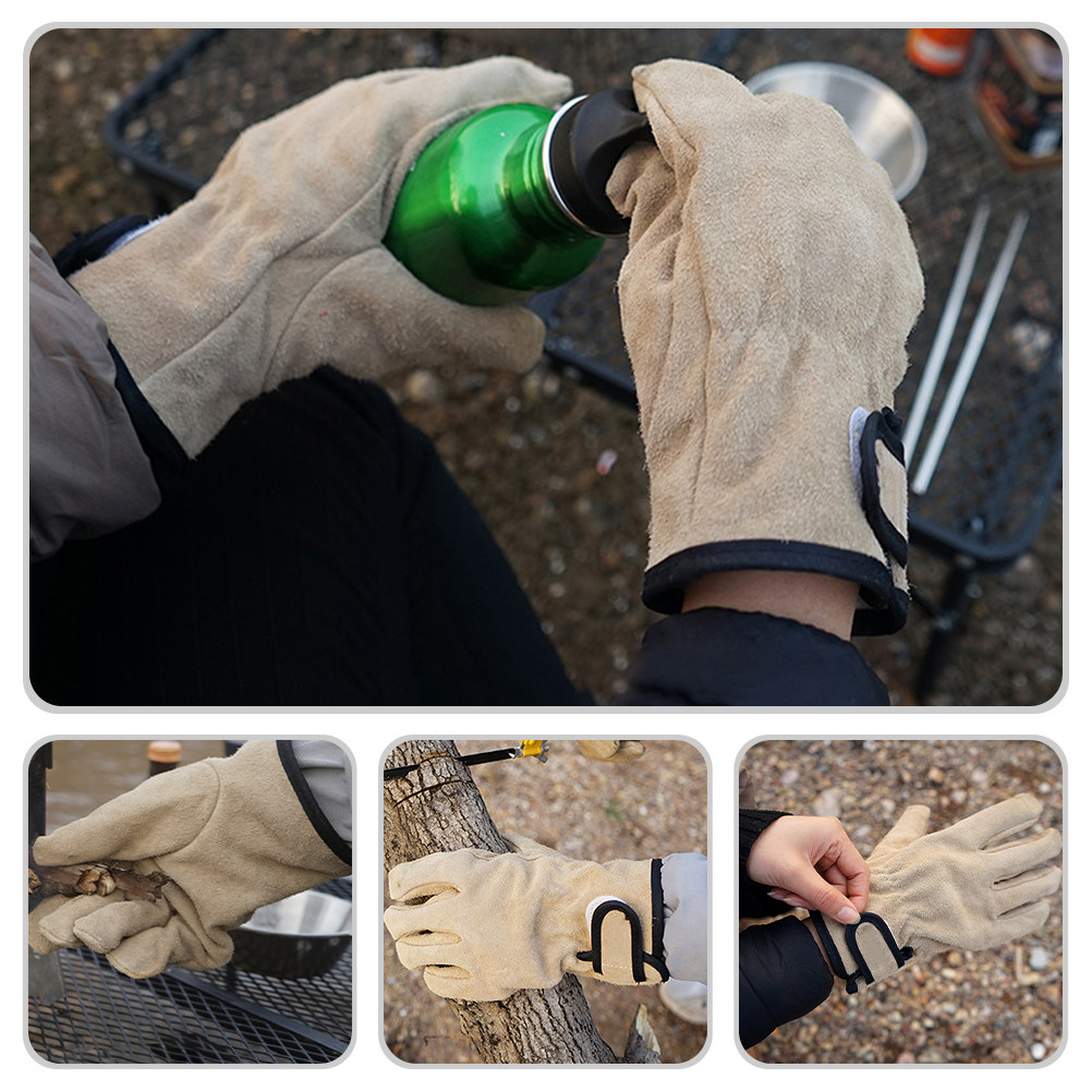 1Pair Bbq Grilling Gloves Heat - Heat Resistant Glove のレビューと価格