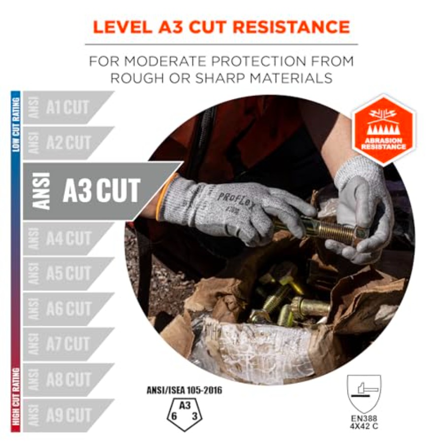 unisex adult Cut-resistant - A - Cut Resistant Glove のレビューと価格