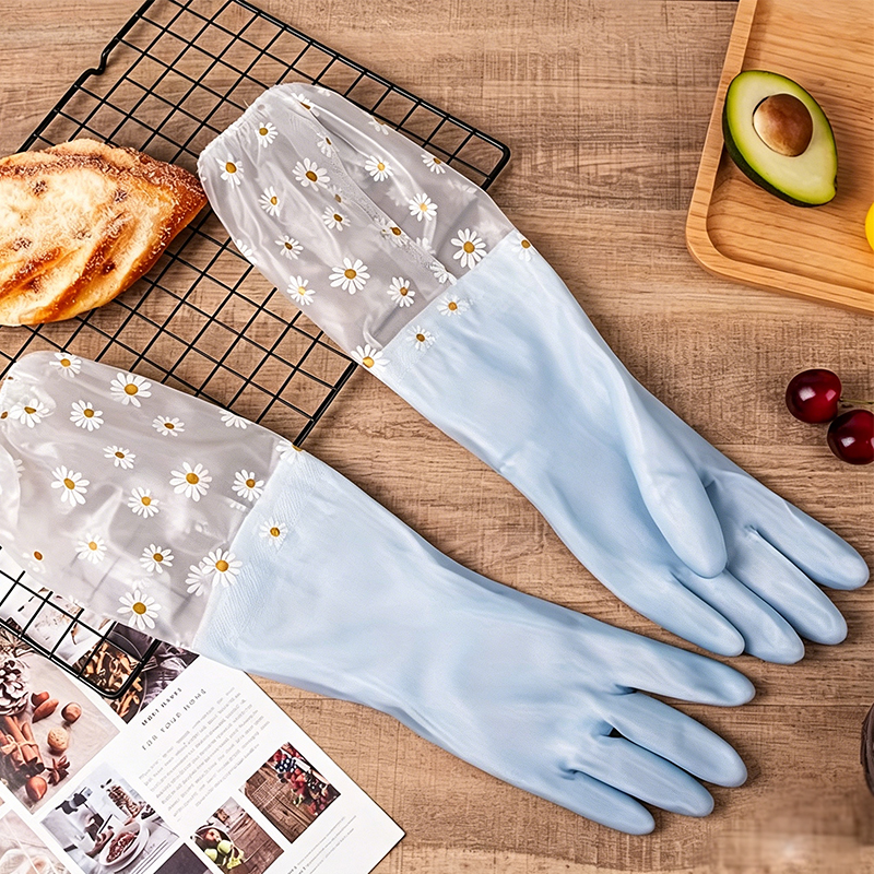 A Pair of New Long-Sleeved Rub - Dish Glove Rubber のレビューと価格