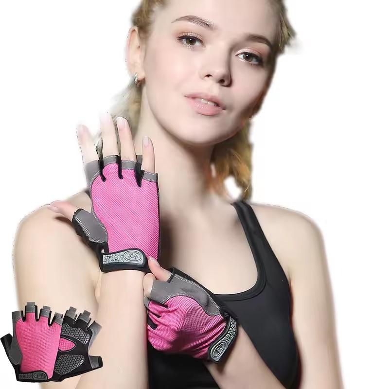 Breathable Anti-Slip Half Fing - Workout Glove Gym のレビューと価格
