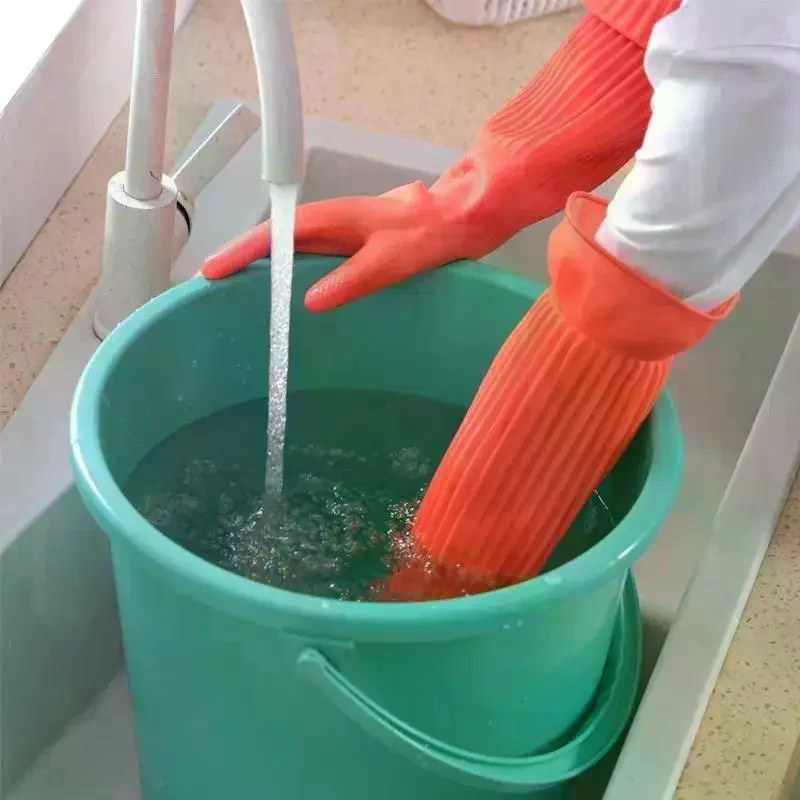 Long Reusable Rubber Dishwashi - Dish Glove Rubber のレビューと価格