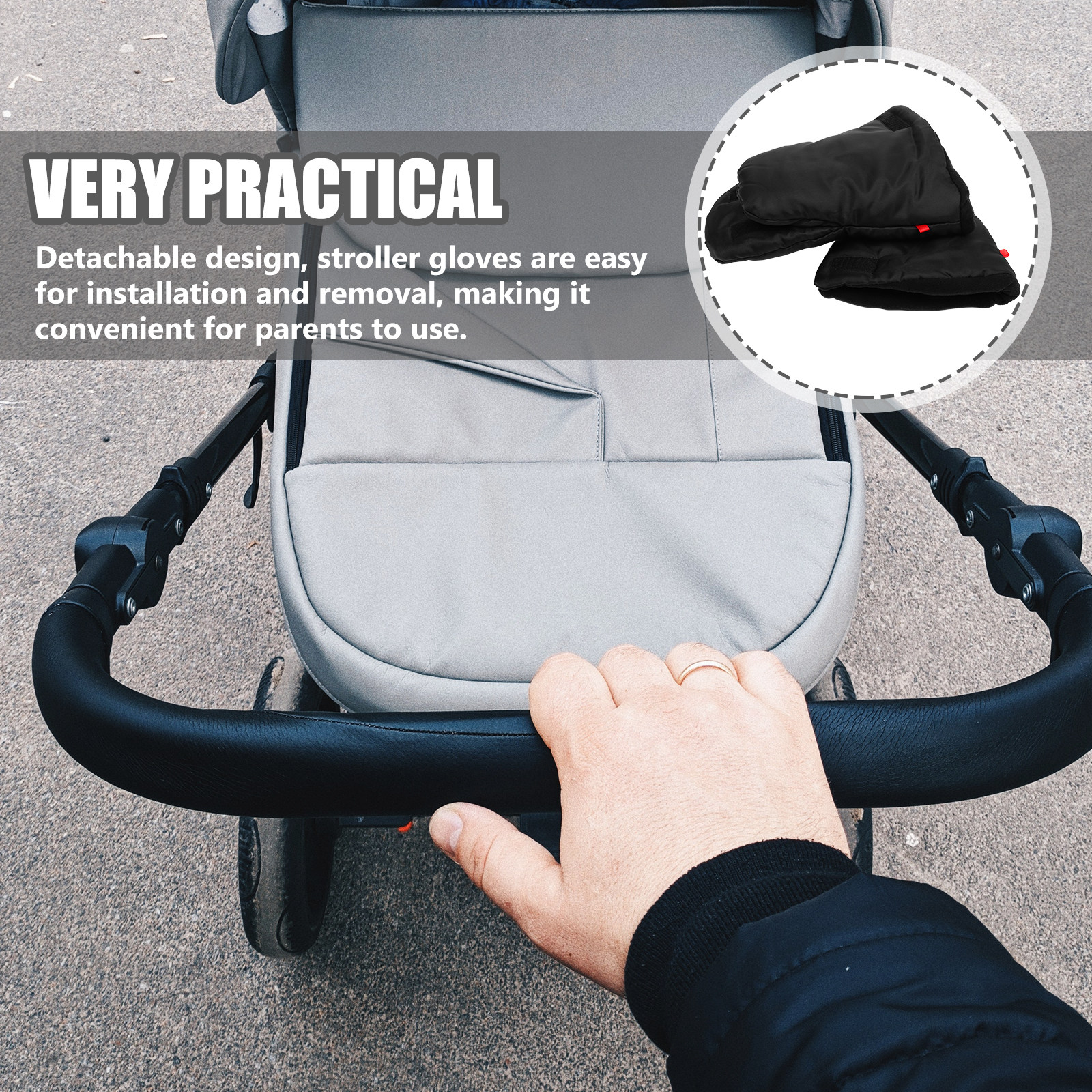 1Pair Insulated Stroller Glove - Winter Glove Insulated のレビューと価格