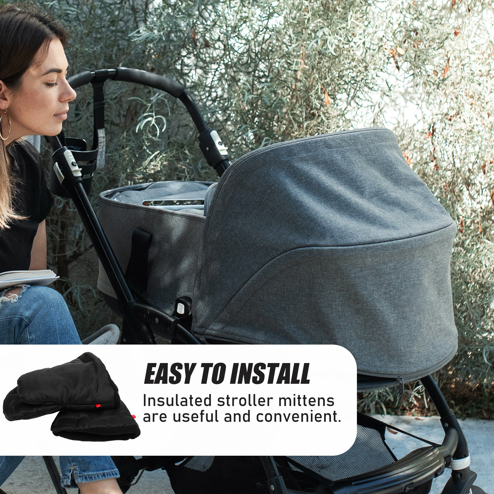 1Pair Insulated Stroller Glove - Winter Glove Insulated のレビューと価格