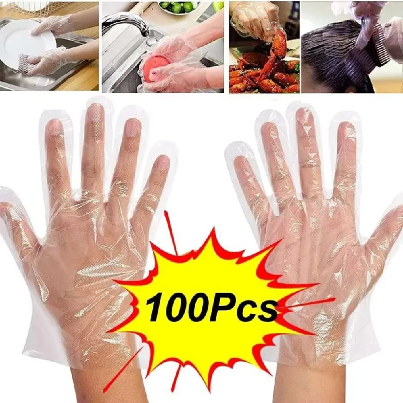 100/200/500Pcs Disposable Glov - Rubber Glove Cleaning のレビューと価格