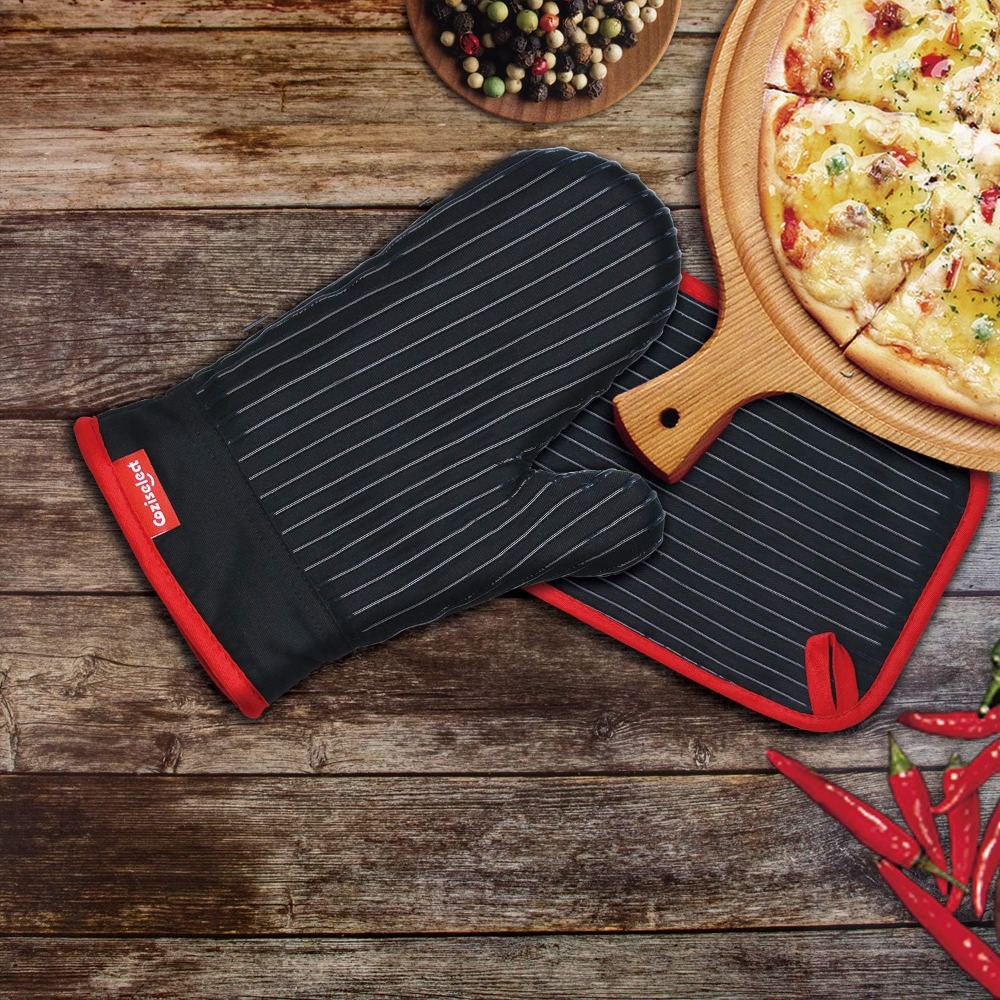 Heat Resistant Oven Mitts and  - Oven Mitt Silicone のレビューと価格