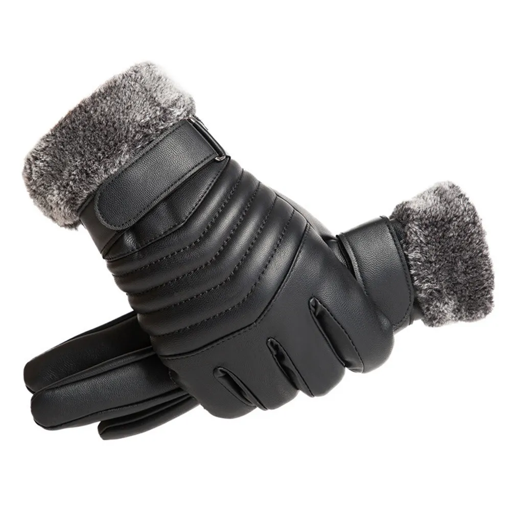 Gloves Winter MEN'S Fur Mouth  - Gardening Glove Waterproof のレビューと価格