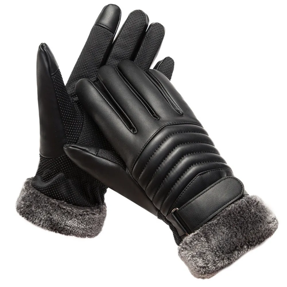 Gloves Winter MEN'S Fur Mouth  - Gardening Glove Waterproof のレビューと価格